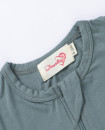 Summer 0-24M Bamboo Fabric Long Sleeve Double Way Zipper Infant Bodysuit Baby Rompers